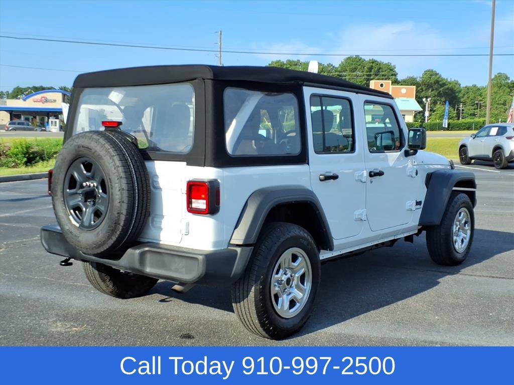 Used 2024 White Jeep 4-Door Sport 4x4 image 5
