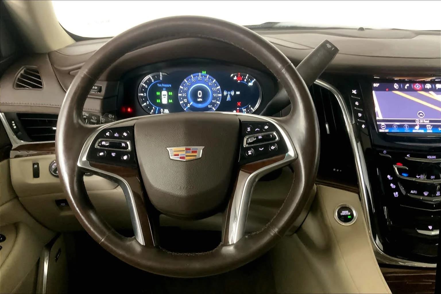 Used 2016 Crystal White Tricoat Cadillac Premium Collection image 6