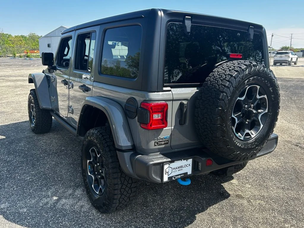 Used 2023 Gray Jeep Rubicon 4xe image 4