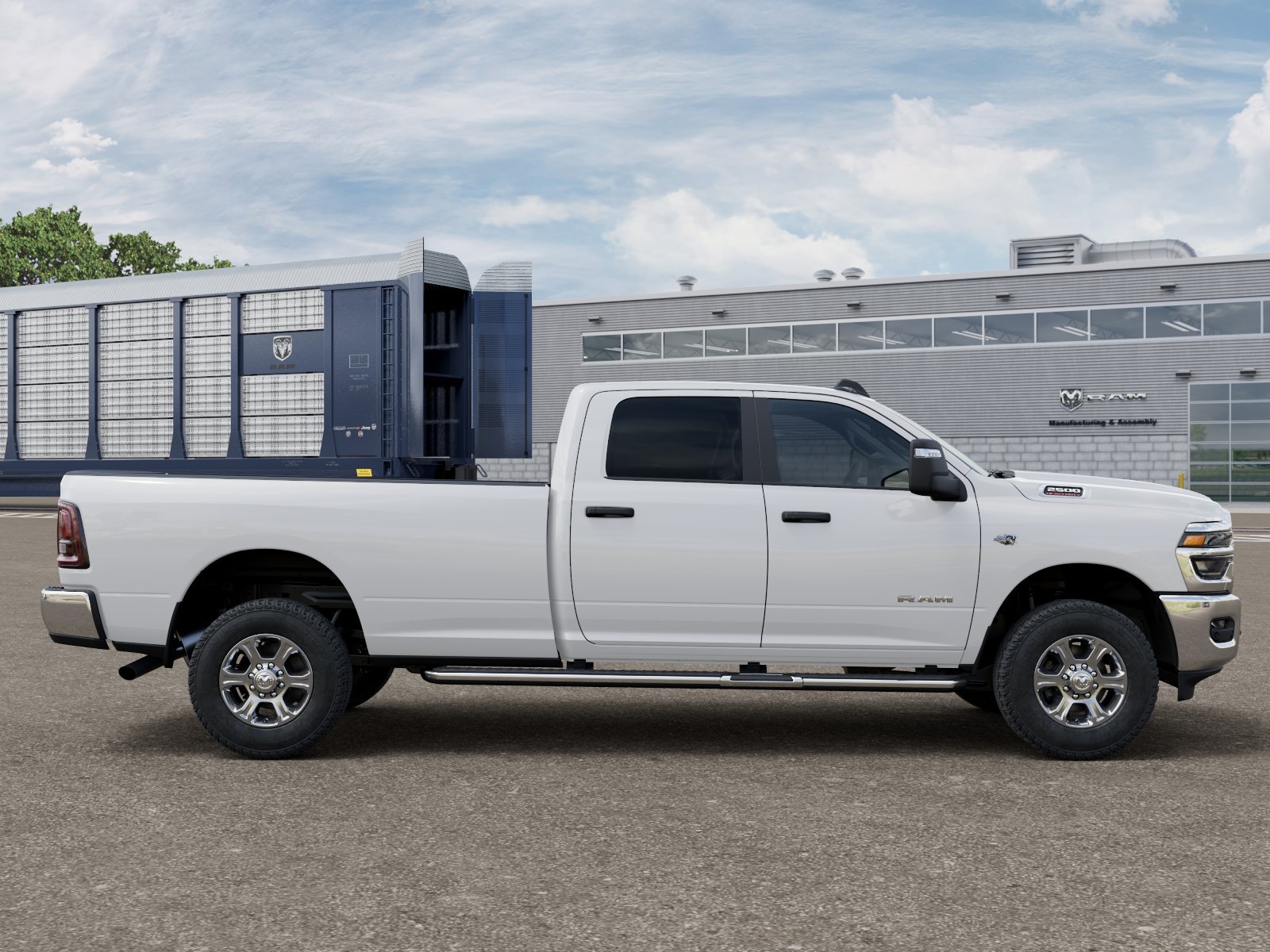New 2027 Bright White Clear-Coat Exterior Paint RAM BIG HORN image 12