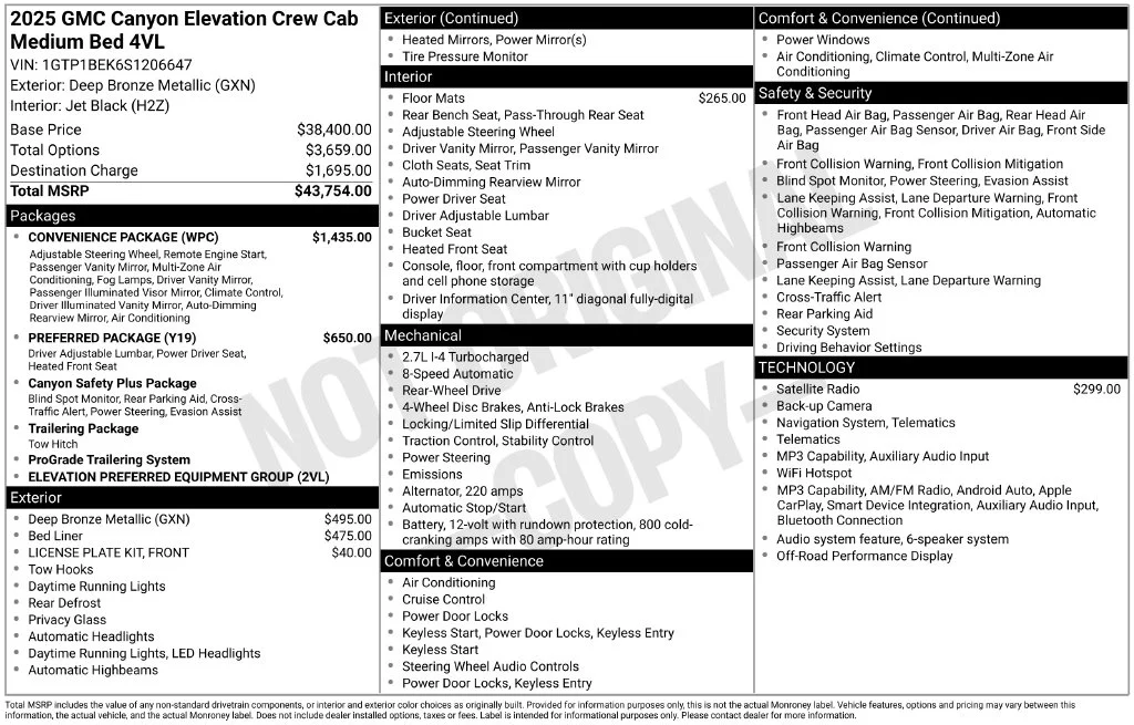 Used 2025 Brown GMC Elevation image 41