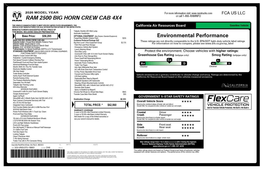 Certified Used 2026 Blue Ram Big Horn image 3