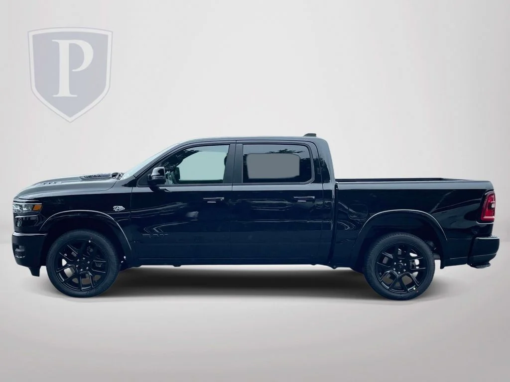 New 2026 Diamond Black Crystal Pearl-Coat Exterior Paint RAM Laramie image 5