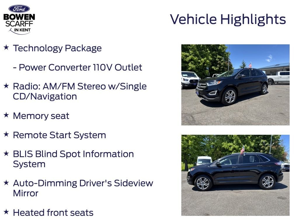 Certified Used 2016 Shadow Black Ford Titanium image 9