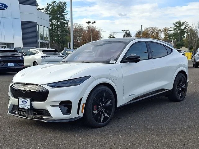 New Star White Metallic Tri-coat 2025 Ford Mustang Mach-E in