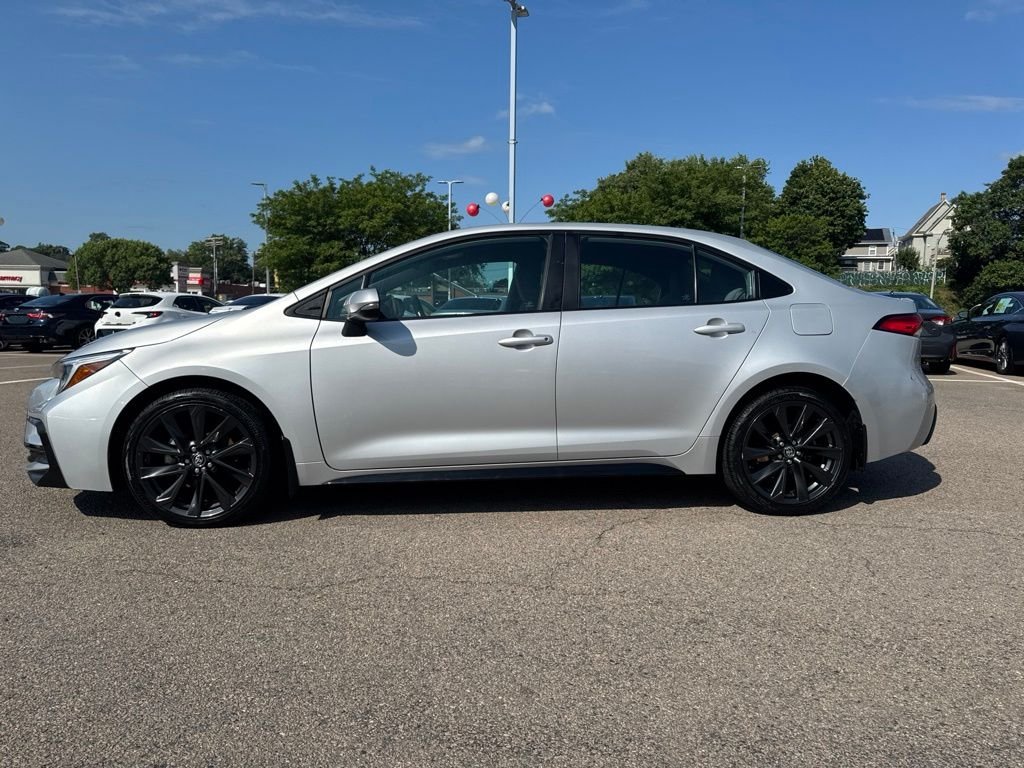 Certified Used 2023 Silver Toyota SE image 3