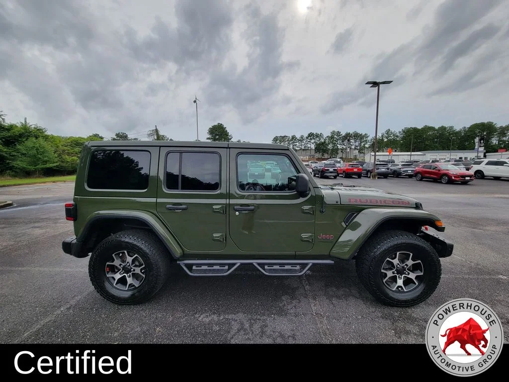 Used 2021 Green Jeep Unlimited Rubicon image 7