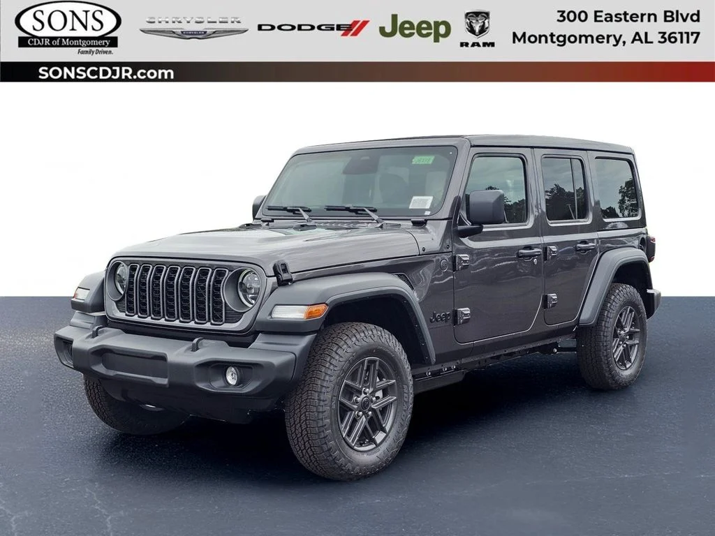 New 2026 Granite Crystal Metallic Clear-Coat Exterior Paint Jeep Sport S image 1