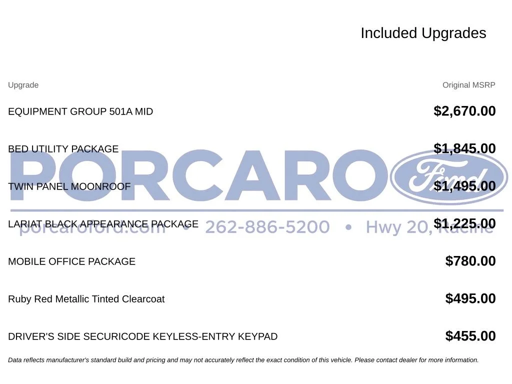 New 2026 Ruby Red Metallic Tinted Clearcoat Ford Lariat® image 28