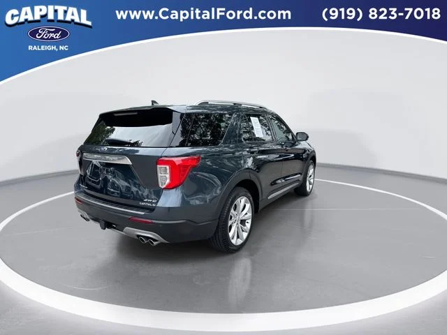Used 2022 Blue Ford Platinum image 8