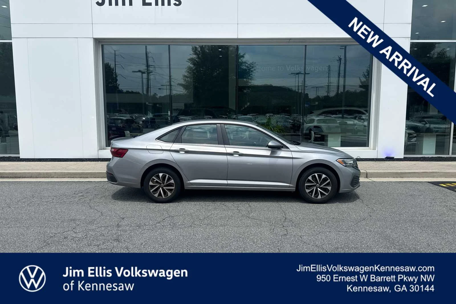 Certified Used 2022 Pyrite Silver Metallic Volkswagen S image 1