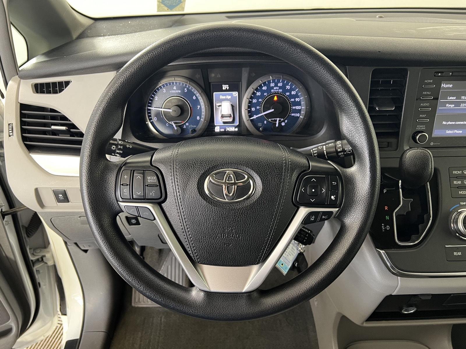 Used 2019 Super White Toyota LE 8-Passenger image 14