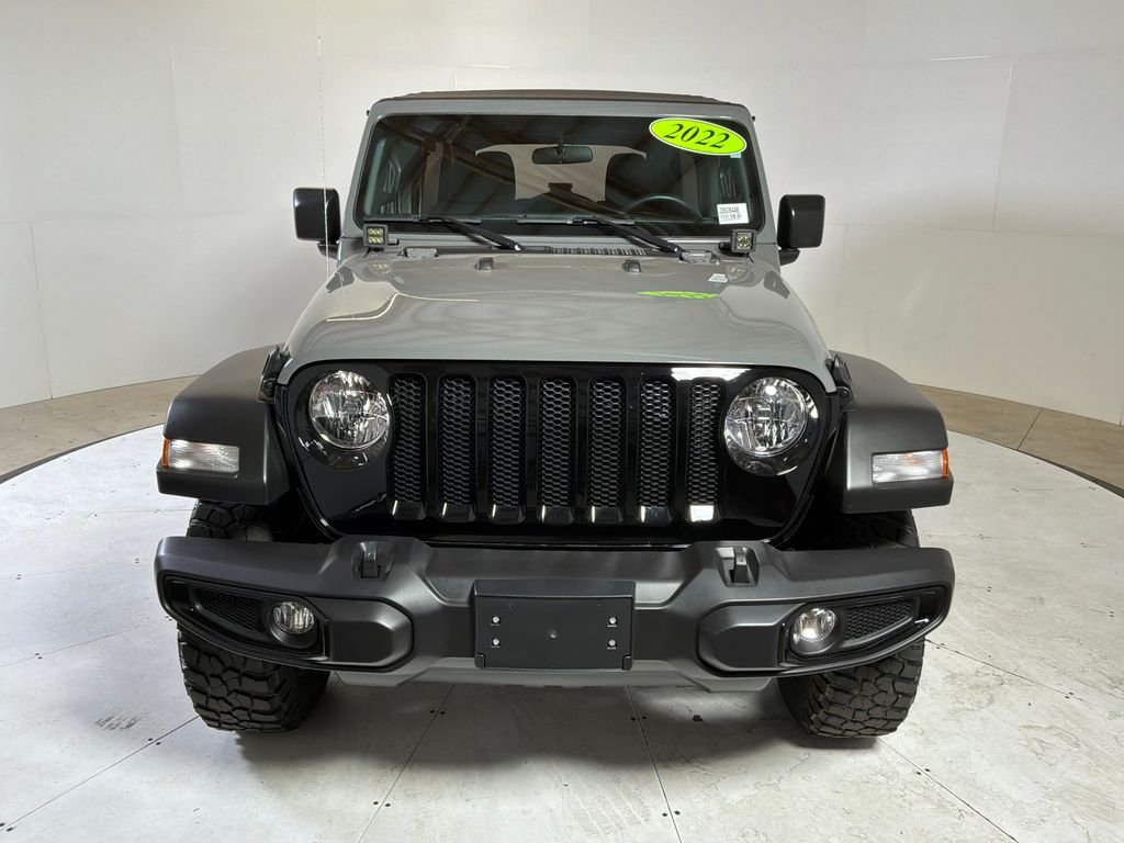 Certified Used 2022 Gray Jeep Unlimited Willys image 2