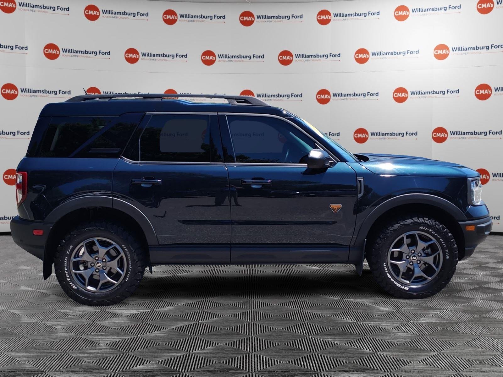 Used 2023 Alto Blue Metallic Tinted Clearcoat Ford Badlands image 6