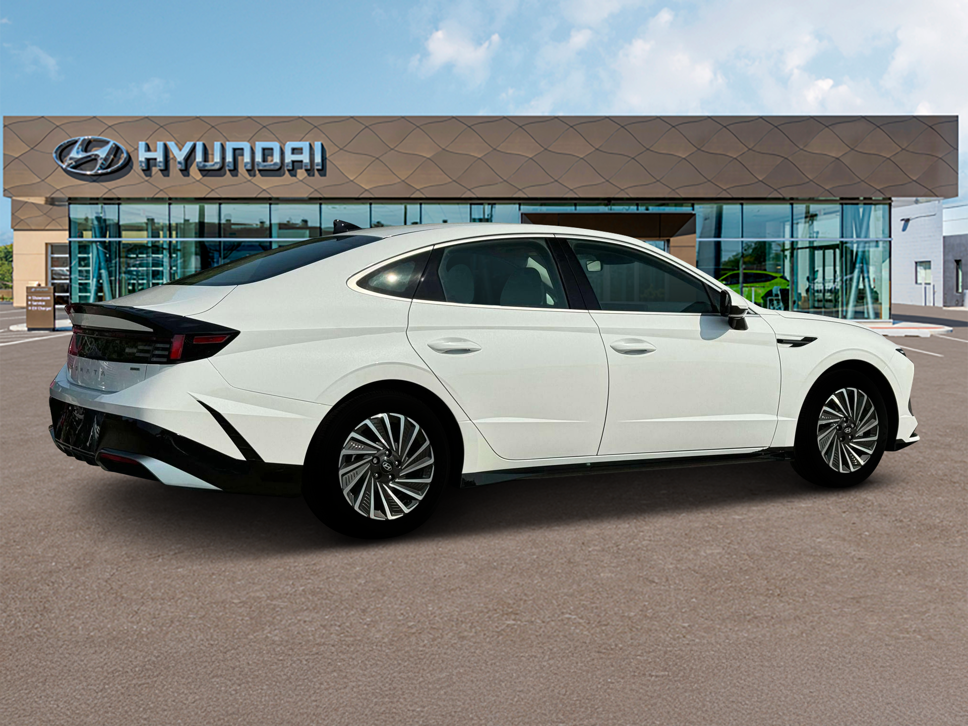 New 2025 White Hyundai SEL image 8