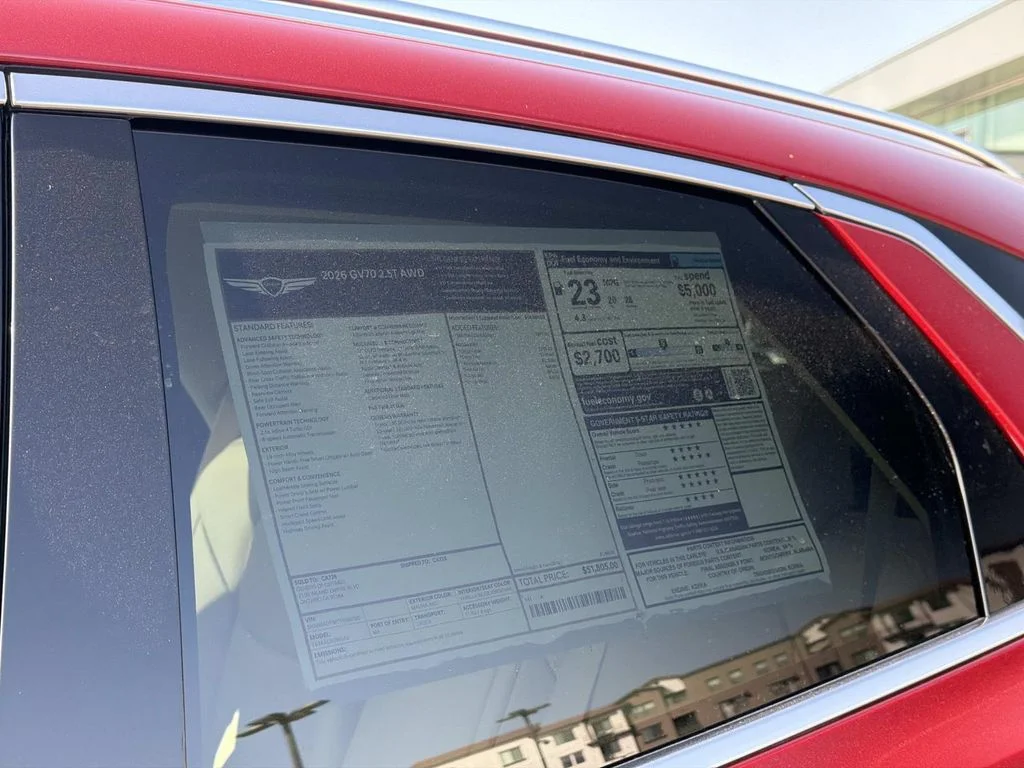 New 2026 Red Genesis 2.5T image 18