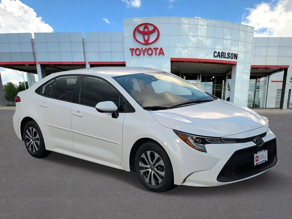 Certified 2022 Toyota Corolla LE with VIN JTDEAMDE8N3010345 for sale in Minneapolis, Minnesota