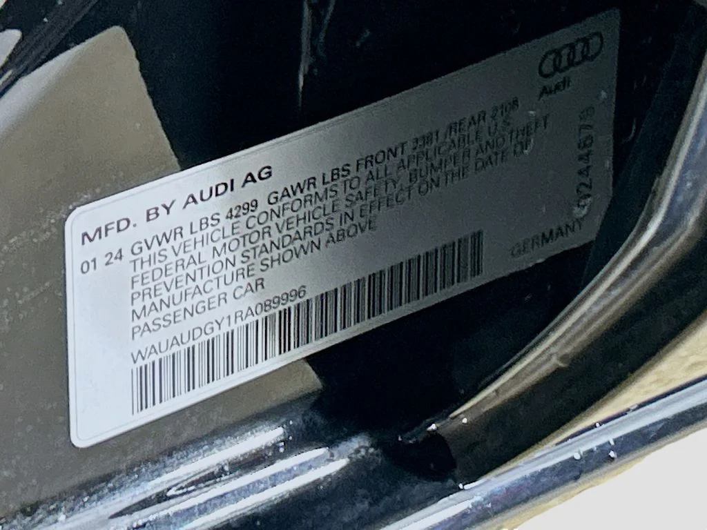Used 2024 Mythos Black Metallic Audi Premium image 31