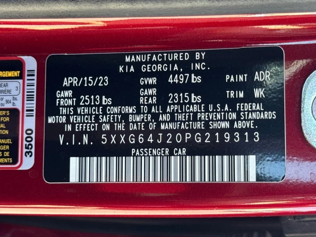 Used 2023 Passion Red Kia GT-Line image 27