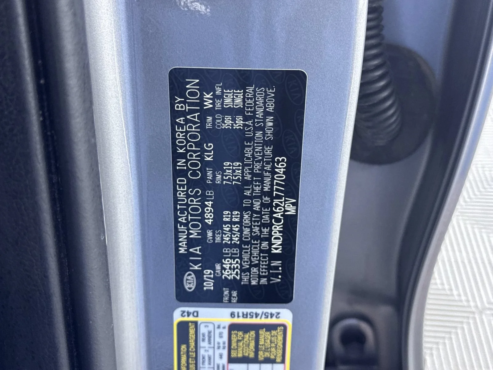 Used 2020 Steel Gray Kia SX Turbo image 12