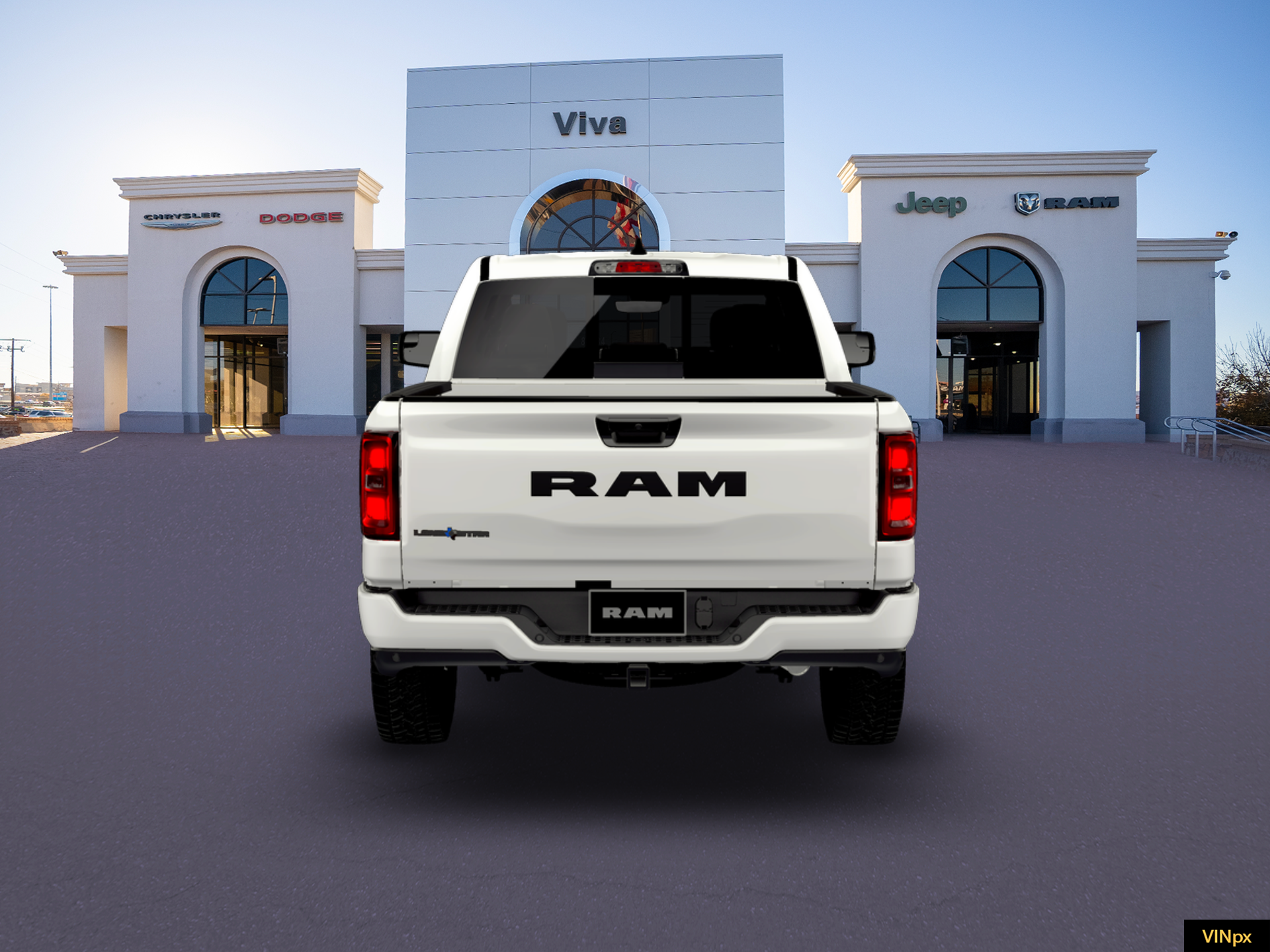 New 2026 Bright White Clear-Coat Exterior Paint RAM Big Horn/Lone Star image 6