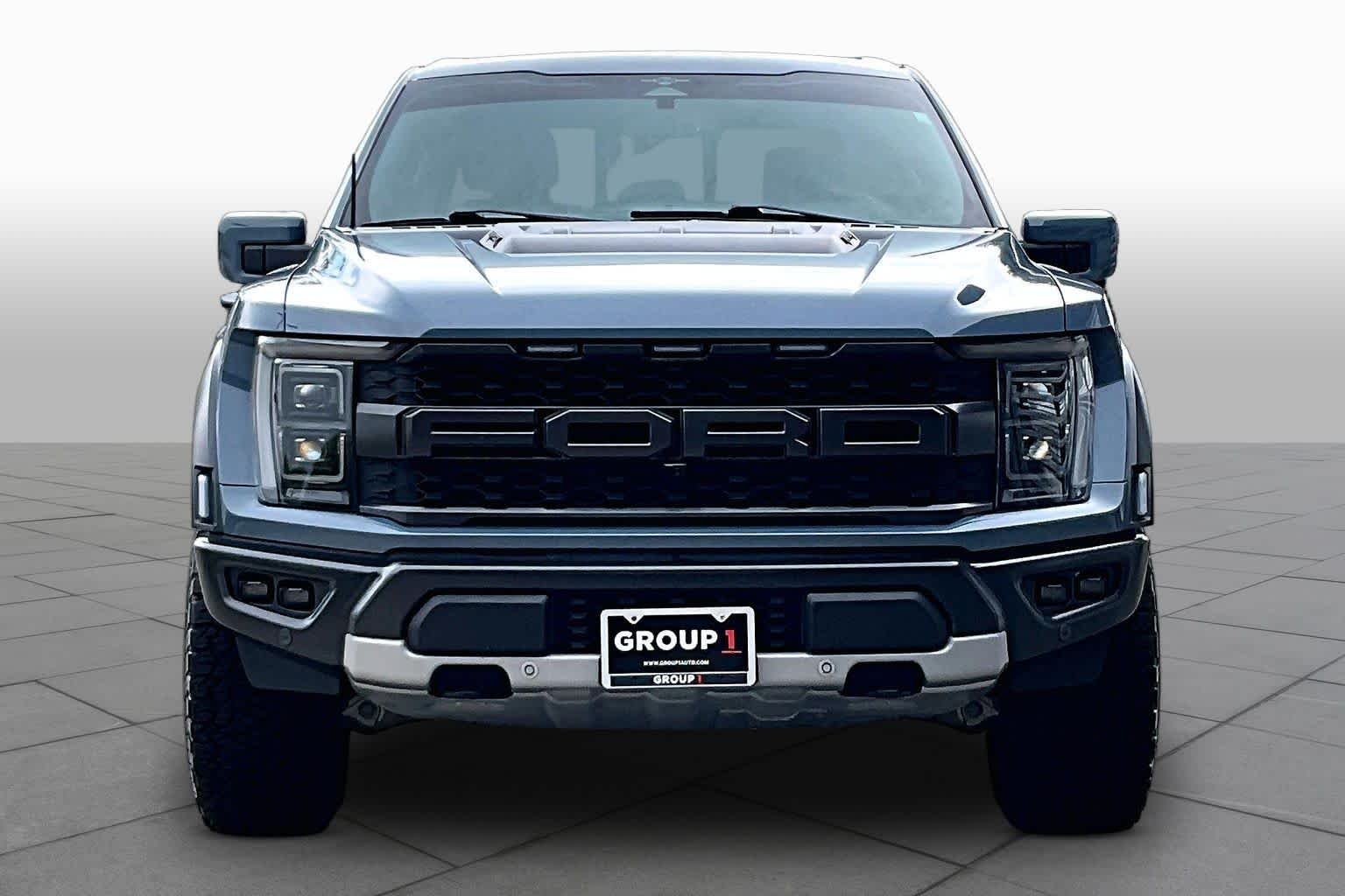 Used 2023 Azure Gray Metallic Tri-Coat Ford Raptor image 4