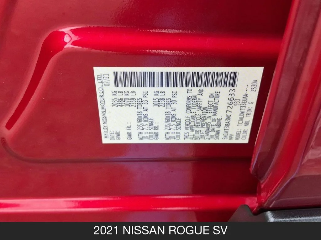 Used 2021 Red Nissan SV image 26