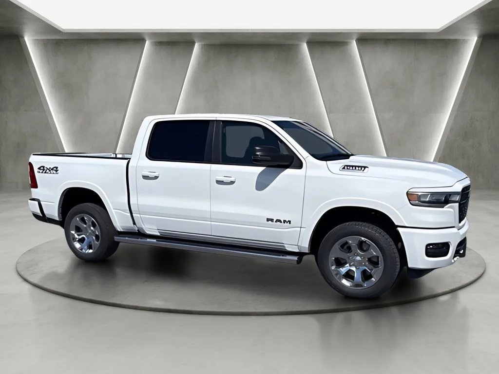 New 2026 Bright White Clear-Coat Exterior Paint RAM Big Horn/Lone Star image 2