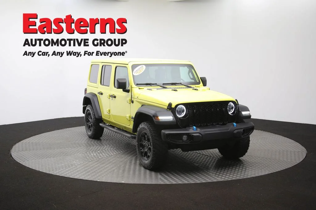 Used 2023 Yellow Jeep Willys 4xe image 50