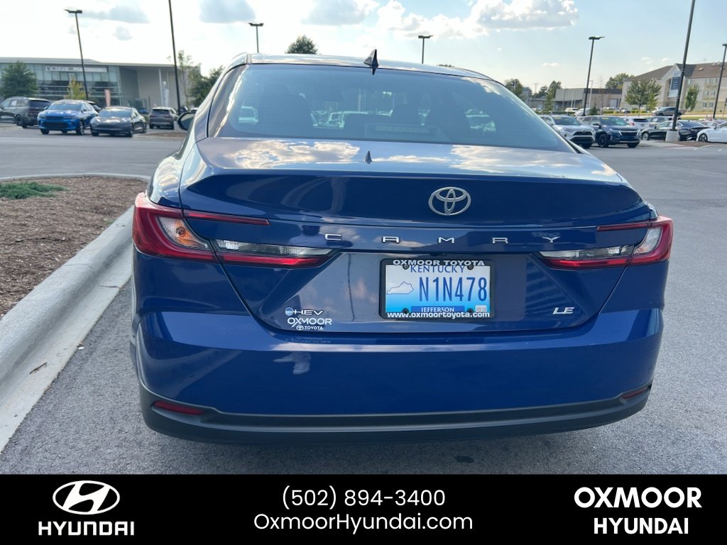 Used 2025 Reservoir Blue Toyota LE image 17