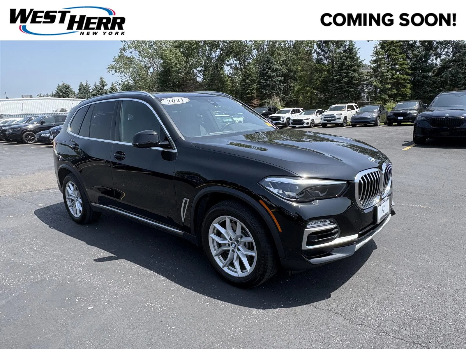 Used 2021 Jet Black BMW xDrive40i image 1