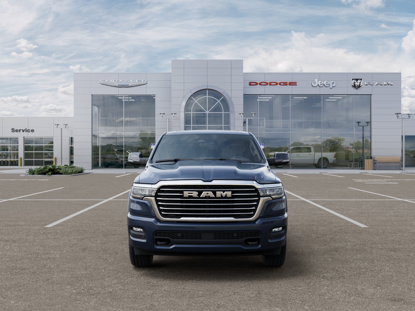 New 2026 Forged Blue Metallic Exterior Paint RAM Laramie image 27