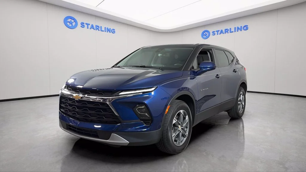Used 2023 BLUE GLOW METALLIC Chevrolet LT image 2