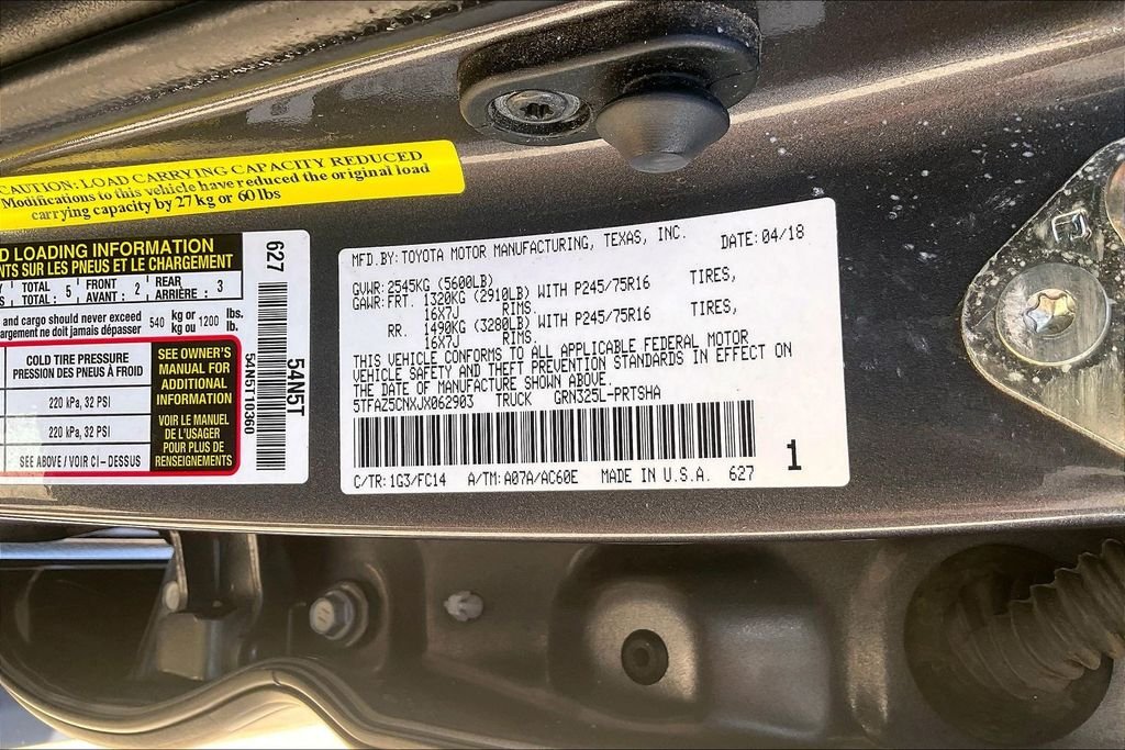 Used 2018 Gray Toyota SR5 image 30