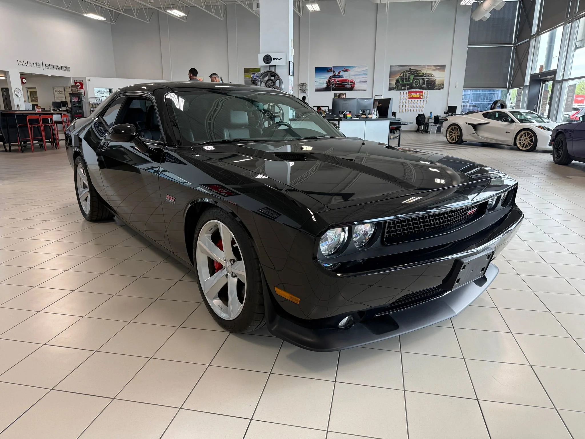 Used 2012 Black Dodge SRT8 392*470HP!!! | 6.4L HEMI | 6spd Manual | Nav | Htd Alcantara Seats | Sunroof | Htd Wheel image 5