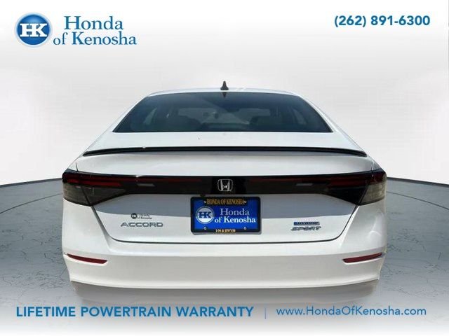 New 2025 Platinum White Pearl Honda Sport image 6
