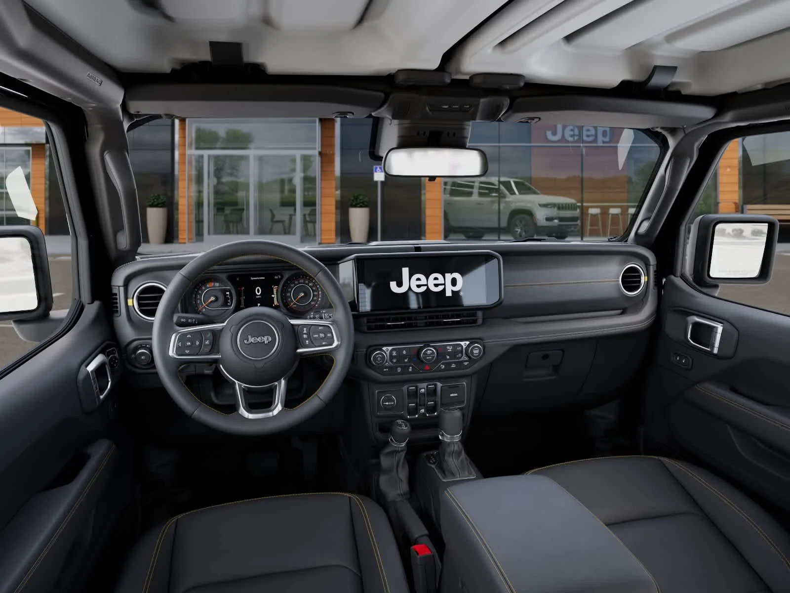 New 2027 Black Clearcoat Jeep Sahara image 14