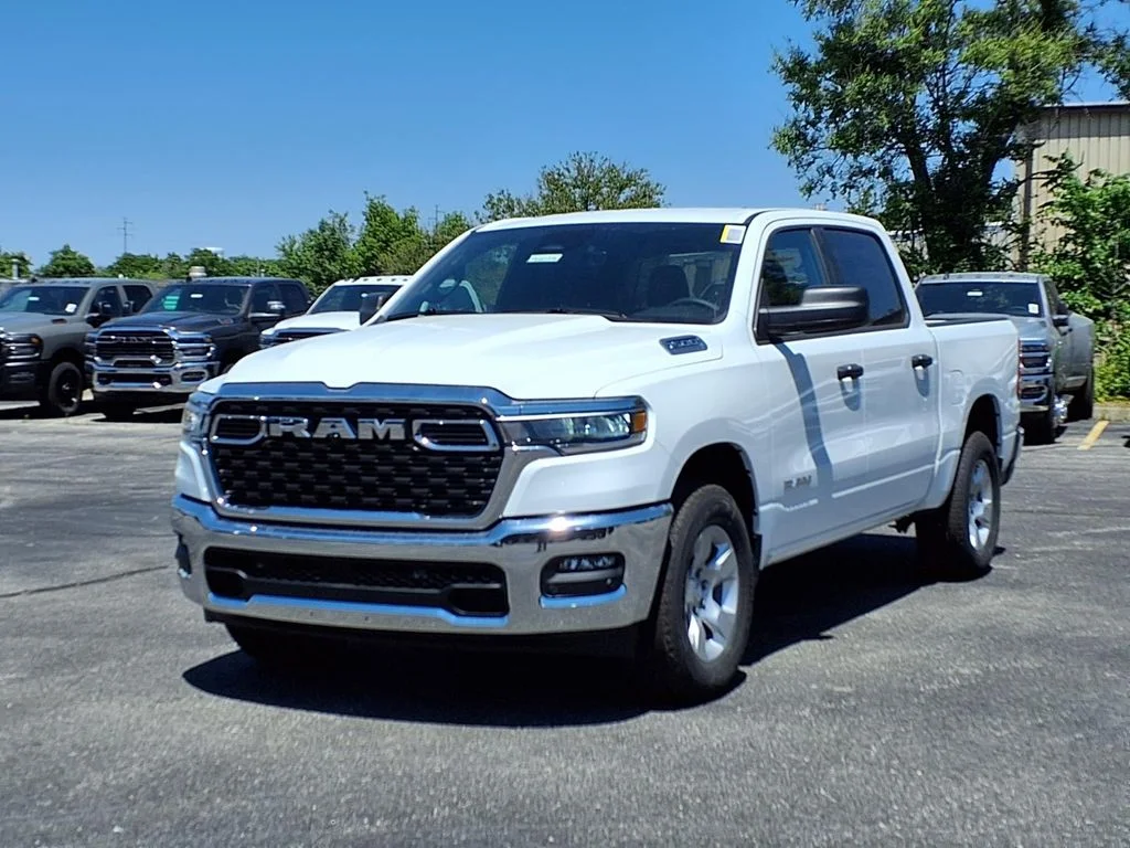 New 2026 Bright White Clear-Coat Exterior Paint RAM Big Horn/Lone Star image 2