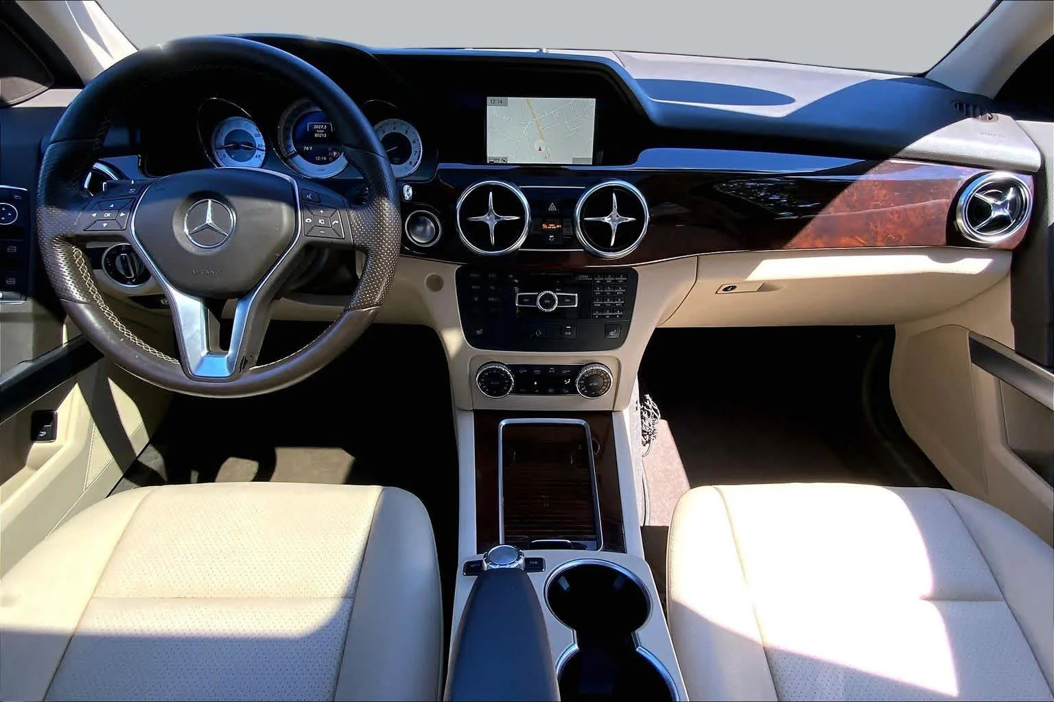Used 2015 Lunar Blue Metallic Mercedes-Benz GLK 350 image 16