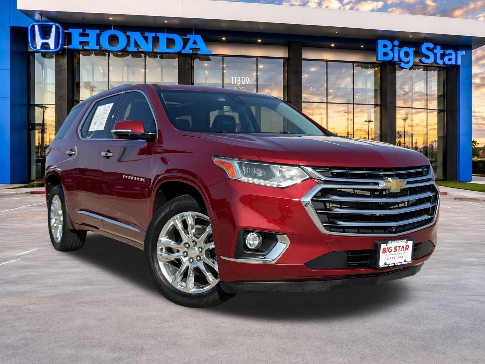Used 2020 Cajun Red Tintcoat Chevrolet High Country image 1