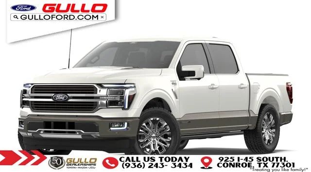 New 2026 Star White Metallic Tri-Coat Ford King Ranch image 1