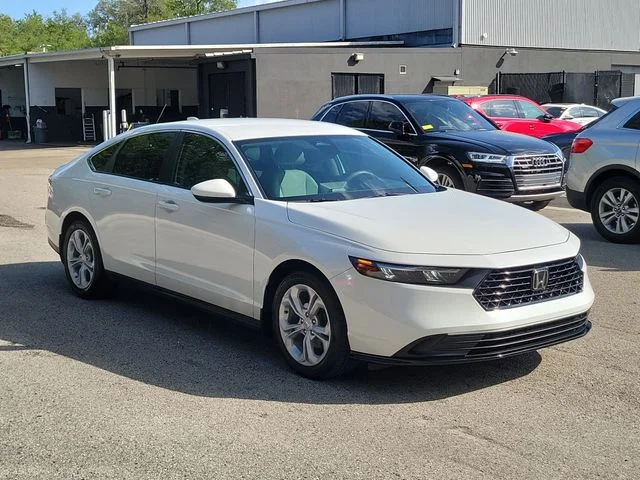 Used 2024 Platinum White Honda LX image 3