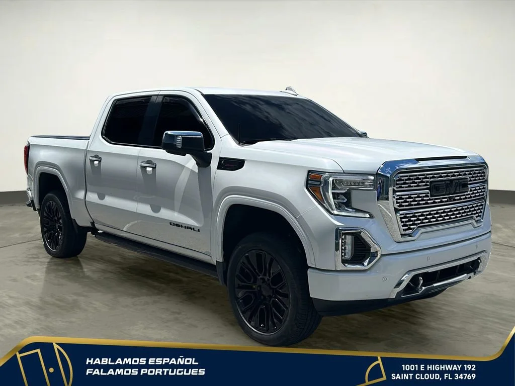 Used 2021 WHITE FROST TRICOAT GMC Denali image 8