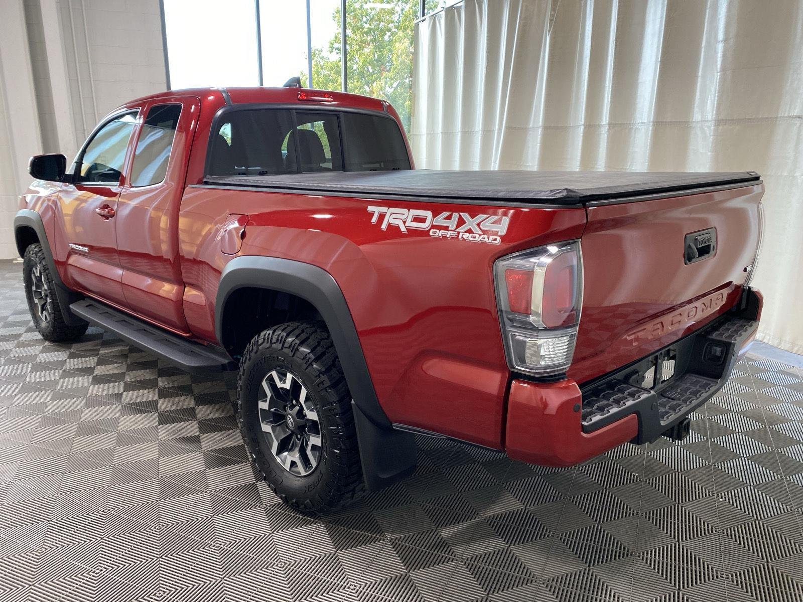 Used 2021 Barcelona Red Metallic Toyota TRD Off-Road image 5