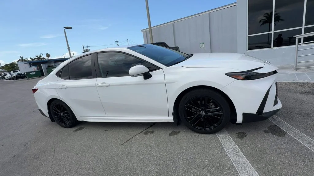 Used 2025 White Toyota SE image 2