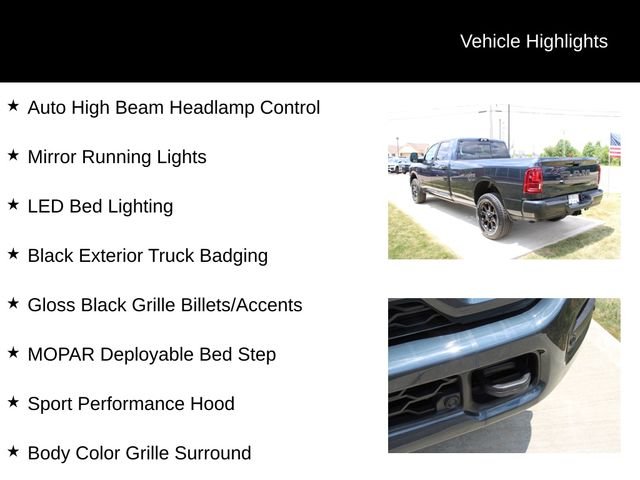 New 2026 Forged Blue Metallic Exterior Paint RAM Laramie image 15