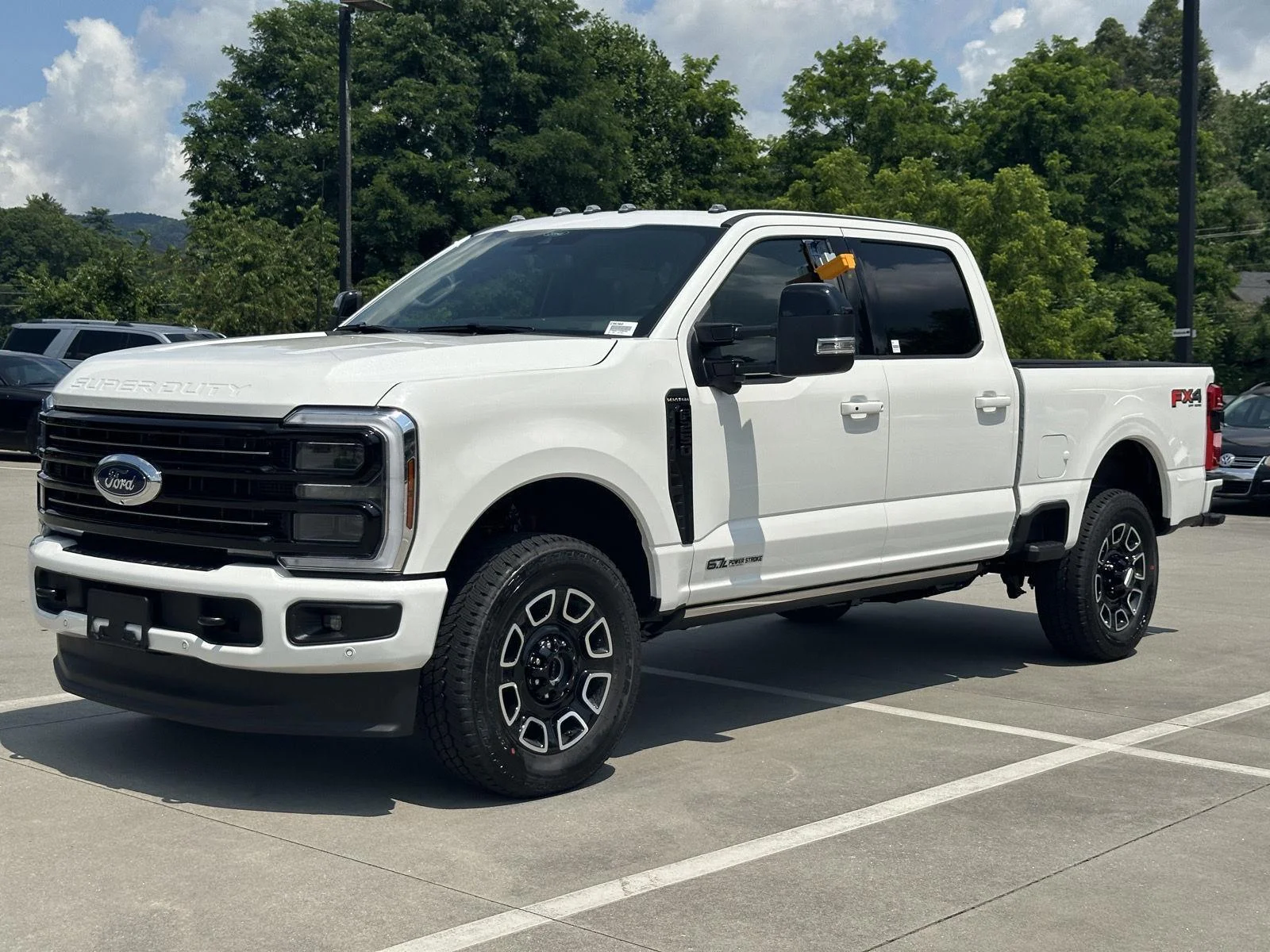 New 2026 Star White Metallic Tri-Coat Ford F-250® Platinum® image 3