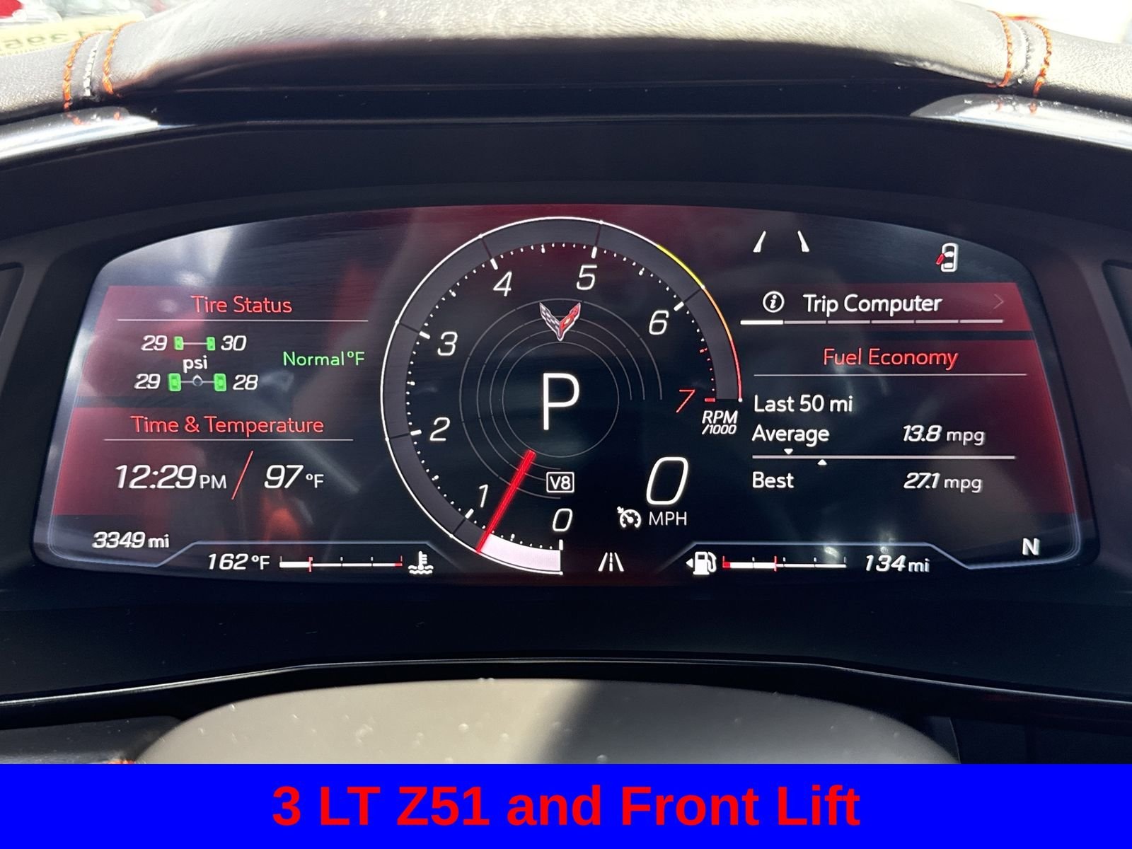 Used 2025 Sebring Orange Tintcoat Chevrolet Stingray image 39