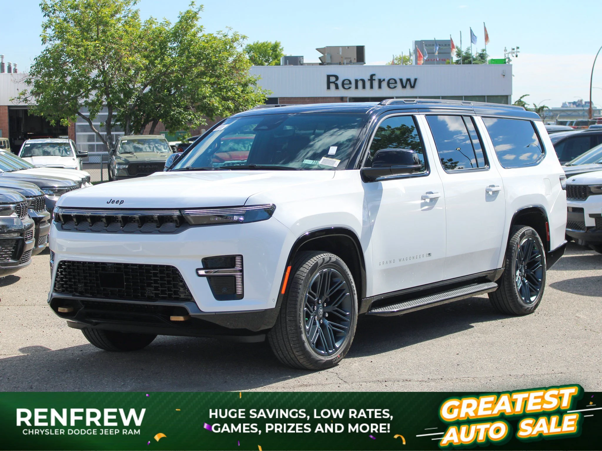 New 2026 White Jeep 85th Anniversary* 4x4, McIntosh Audio, Ventilated/Heated Leather, Interior Camera image 1