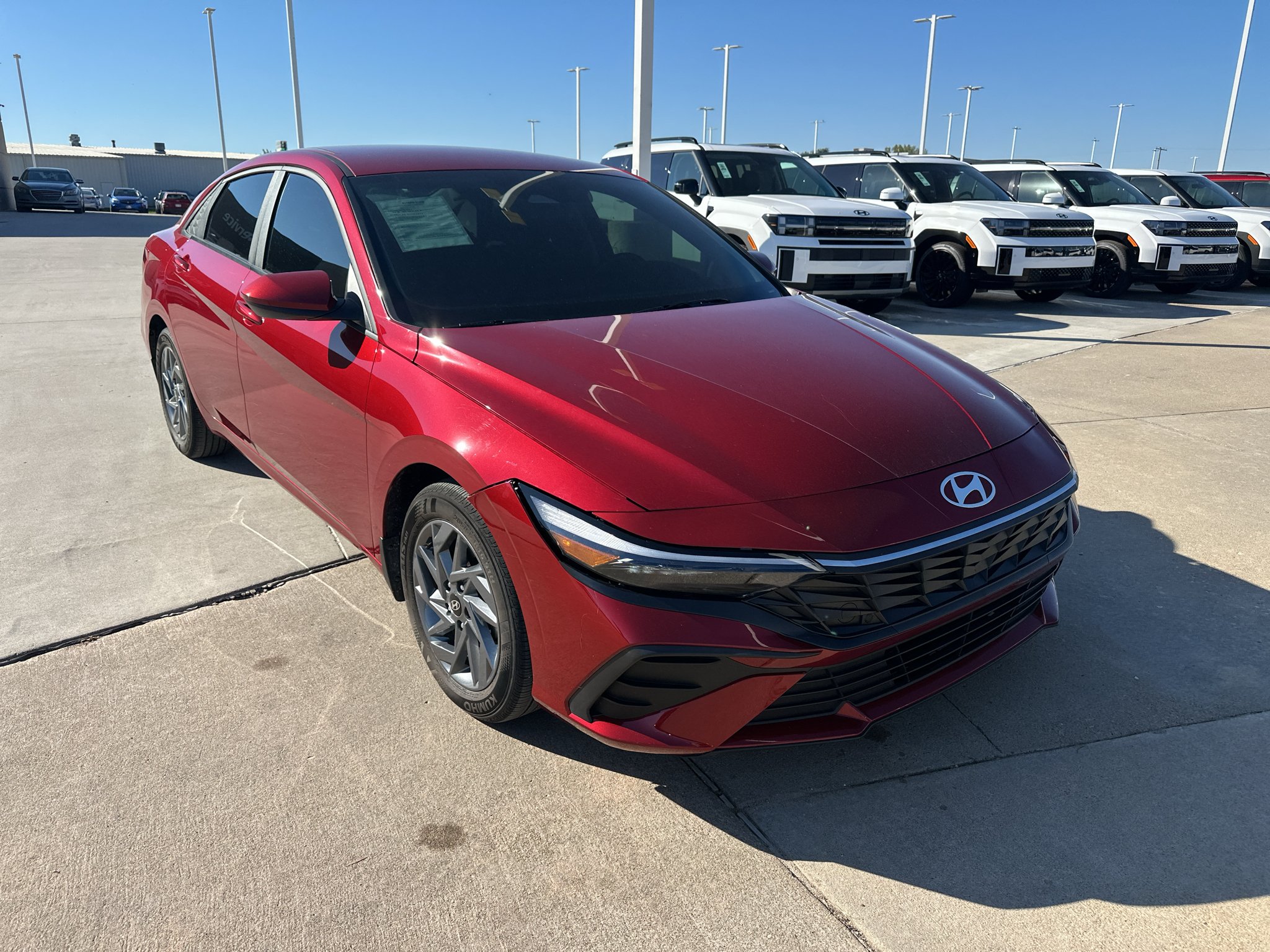 Used 2024 Ultimate Red Hyundai SEL image 8